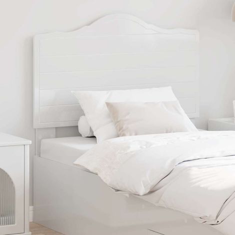 Tête de lit Blanc Brillant 90 cm Bois d'ingénierie vidaXL (1/5)