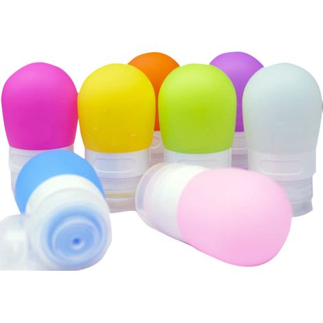 Lot de 4 flacons souples de 1,3 oz pour sauces et épices, doseurs de voyage qualité alimentaire, petit déjeuner (1/5)