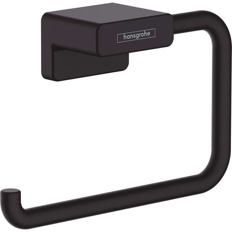 Hansgrohe AddStoris - Portarrollos, negro mate 41771670
