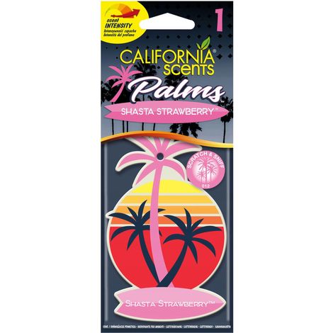 CALIFORNIA SCENTS Palms - Shasta Strawberry Duft 1 Stück. (1/3)