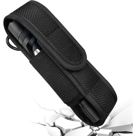 Étui de lampe torche en nylon noir (1/5)