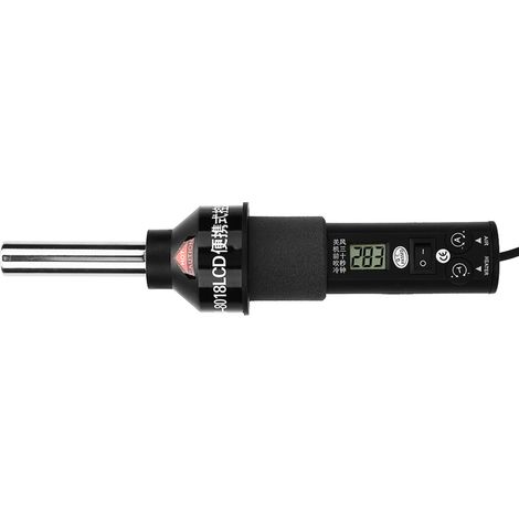 Pistolet à air chaud électronique 450W avec écran LCD, station de soudure et dessoudage pour SMD BGA (1/5)