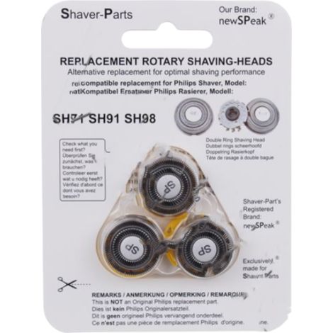 Têtes de rasoir SH71 SH91 SH98