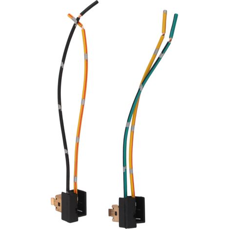 Connecteur de phare H1 avec faisceau électrique, 2 pièces, adaptateur de douille, prise de câblage (1/5)
