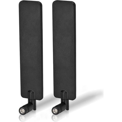 WiFi 6E Antenna Tri-Band 2.4GHz 5GHz 6GHz WiFi Aerial 5dBi MIMO RP-SMA Male Antenna for WLAN Router High-Speed Wireless Connections in Smart Homes and Offices (1/5)