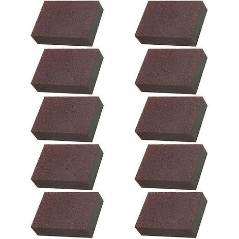 Lot de 10 éponges à récurer pour le nettoyage des casseroles et poêles de cuisine (1/5)