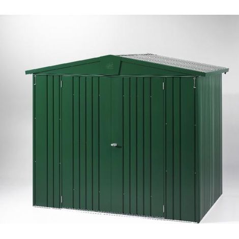 CASETA COBERTIZO METALICA BIOHORT EUROPA 4A COLOR VERDE OSCURO