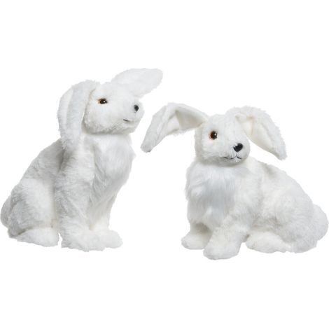 Lapin Blanc 30cm. Pièce unique