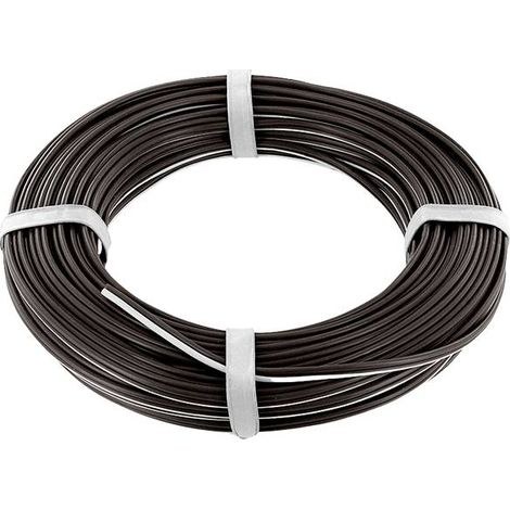 econ connect ZKL05WSSW20 Cavo per cablaggi 2 x 0.5 mm² Bianco, Nero 20 m