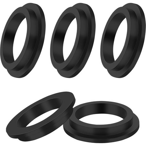 5 Pièces Joints Toriques en Caoutchouc pour Pompe Piscine,Rondelles 11412,Accessoires De Piscine Compatible,Noir (1/5)