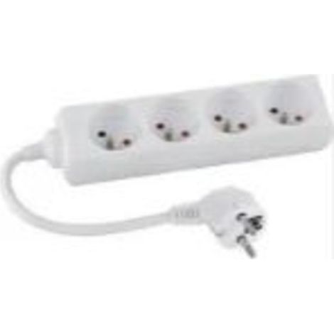 Multiprise filaire 4 prises câble 3 mètres