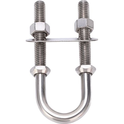 Boulon en U marin, œillet d'étrave, acier inoxydable 304 argenté résistant à la rouille, quincaillerie pour bateaux et yachts (1/5)