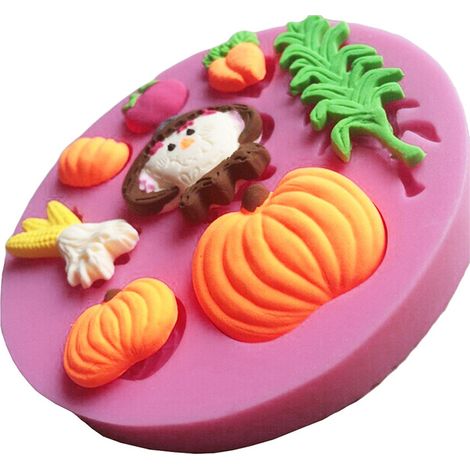 DIY-Silikonform für Fondant, Kuchen, Gebäckdekoration, Seifenherstellung, kreatives Formwerkzeug, wiederverwendbar, flexibel, leicht zu entformen (1/3)