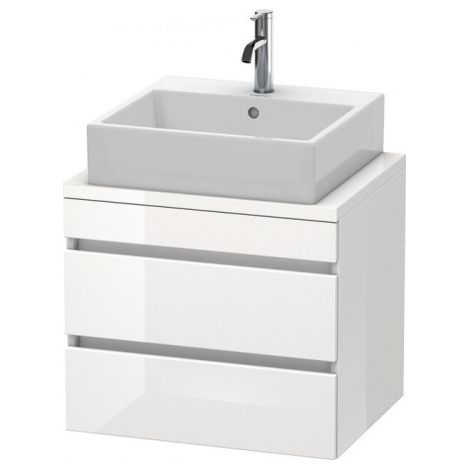 Meuble bas console DURASTYLE 512x600x478mm noyer foncé/basalt mat