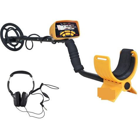 Détecteur de métaux pour adultes MD-6250 Détecteur de métaux Détecteur d'or souterrain Longueur de métal Réglable Treasure Hunter Seeker Étanche professionnelle améliorée de plus grande précision ( Co (1/5)