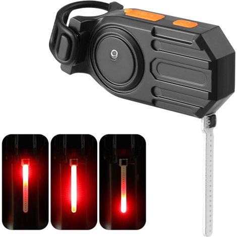 Luz trasera recargable por USB para bicicleta JOHORSE, con múltiples modos de iluminación, para bicicletas de montaña y de carretera.