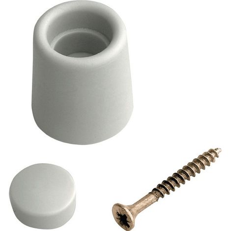 Tampone  porta  Ø  29  mm  H.35  mm  grigio  fissaggio  a  tassello  (25  pz.)  -  501516