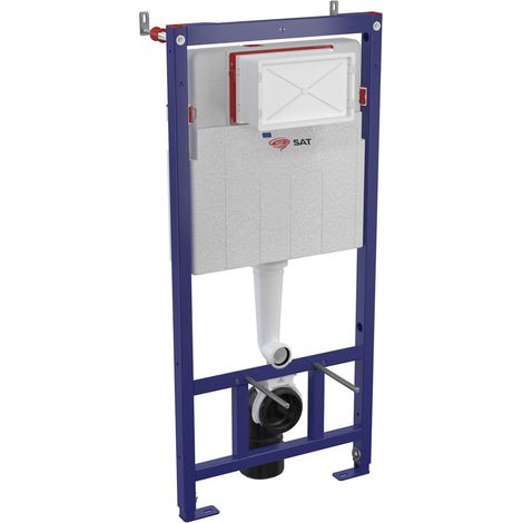Swiss Aqua Technologies Gruppo telaio + cassetta per WC sospeso da 112 cm (SATAMSK)