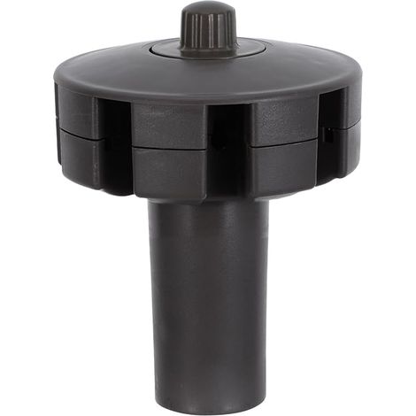 Moyeu inférieur de rechange en plastique noir pour parasol déporté extérieur pièce de remplacement pour support des baleines adaptée au jardin balcon terrasse et cour (1/3)