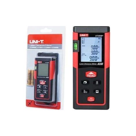 Uni-T UT390B+ Medidor Láser Negro Preciso 40m