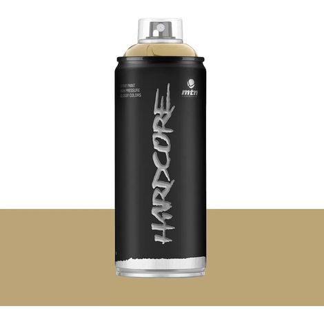 Bombe de peinture aérosol MTN Hardcore métallisé Or 0,4 L (1/2)
