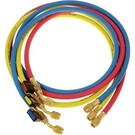 Juego de 3 mangueras de alta presión R410A de 1500 mm