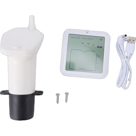 Capteur niveau d'eau intelligent à ultrasons, alarme haute/basse pour fuite inondation - IP65 pour maison ferme industrie