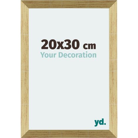 yd. - Cadre photo 20x30 - Or Brillant - MDF - Mura