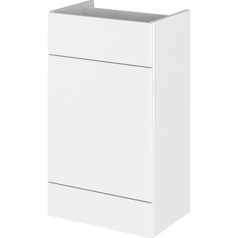 Hudson Reed Fusion Gloss White 500mm Toilet Unit - OFF146 (1/4)