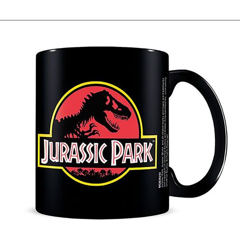 JURASSIC PARK – Logo – Schwarzer Becher 310 ml (1/2)