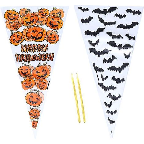 200 sachets d'emballage pour décorations d'Halloween (1/3)
