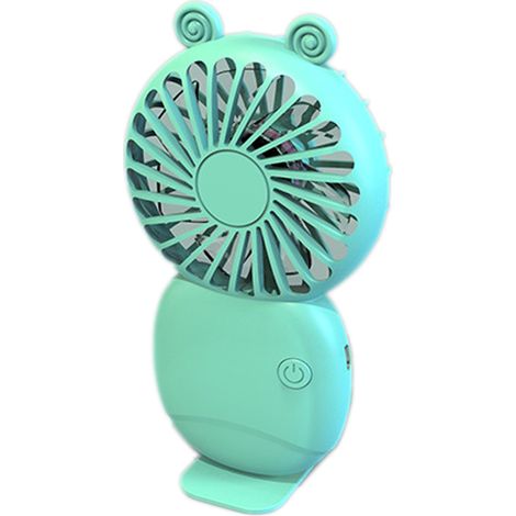1 Ventilateur, 3 vitesses, batterie 800 mAh, charge USB, portable, bureau, voyage (1/5)