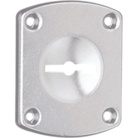Bocchetta cromata doppia mappa con incavo mm.8 31-03 - incavo mm.8 (31-03)