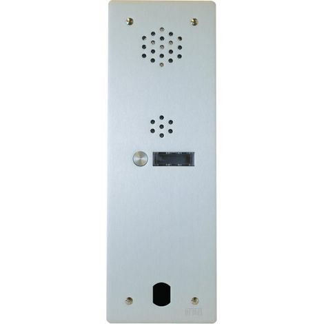 Plaque audio alu 1 bp 2VOICE complete URMET A83/101M