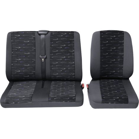 HP Autozubehör 22905 Schonbezug Transporter Profi2 1E+1D Sitzbezug Polyester Blau Fahrersitz, Beifa