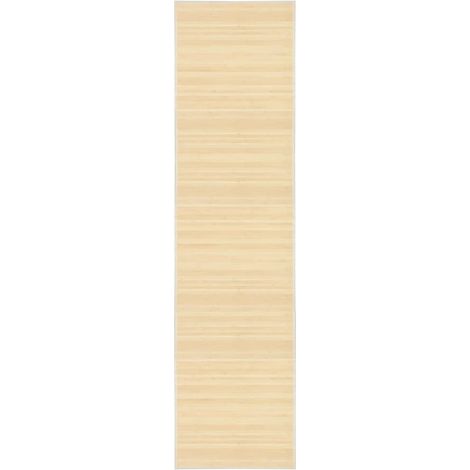 Teppich Bambus 80x300 cm Natur