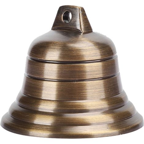 Clochette Bouddhiste en Cuivre 2cm, Pendentif Sonore Artisanal pour Décoration (1/5)