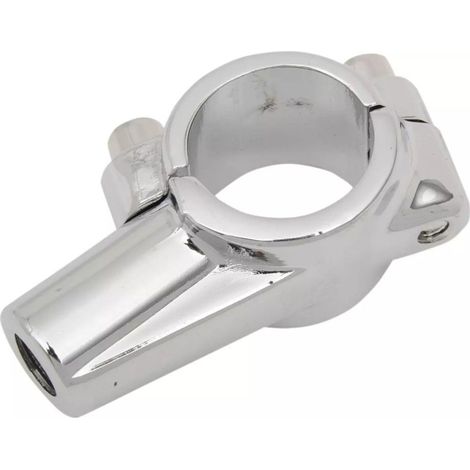 Support de rétroviseur Emgo 2025/02 avec pince pour guidon chromé 22 mm (7/8") (trou 10 mm) (1/2)