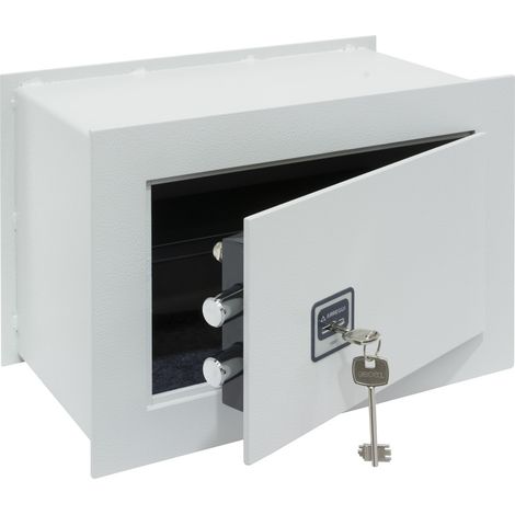 Arregui – Coffre-fort à emmurer 271320 – Acier renforcé 5mm – Serrure à clé double panneton – Dimensions 23x35x20cm – Capacité 10L