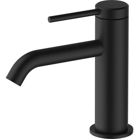 Hoxton Basin Mixer Tap Mono Matt Black Finish Single Lever by Britton Bathrooms (1/3)