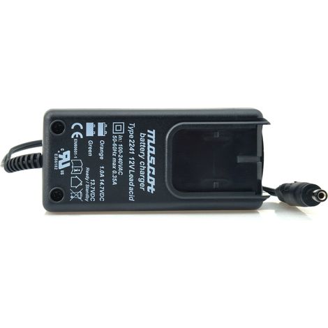 Mascot - Chargeur plomb Mascot 2241 12V/1A 110-230V (Intelligent) - Sortie 5.5x2.1mm (1/2)