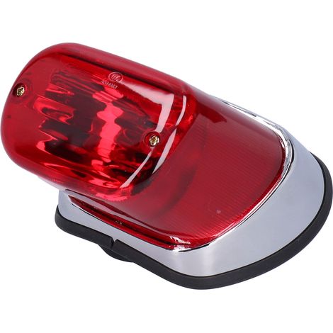 Feu arrière stop LED moto ABS rouge remplacement réparation compatible Yamaha Virago XV250 XV400 (1/5)