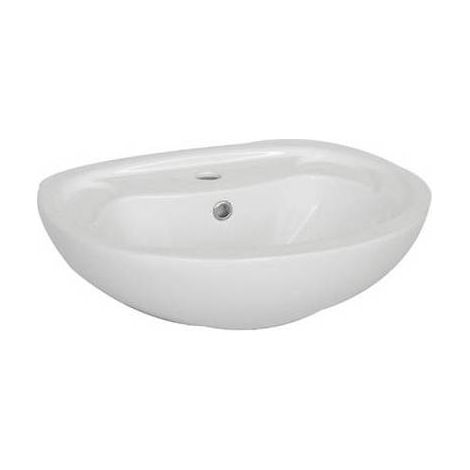 LAVABO MURAL 40 x 50 cm Dimensions : Blanc