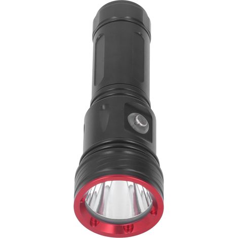 Lampe torche de plongée sous-marine 3800 lm ultra-lumineuse, étanche IPX8, 4 modes d'éclairage, boîtier en alliage d'aluminium, LED. (1/5)