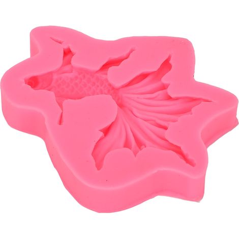 Koi-Fisch-Silikonform für Fondant, naturgetreue Form, antihaftbeschichtet, für Kuchendekoration und Bastelarbeiten (1/5)