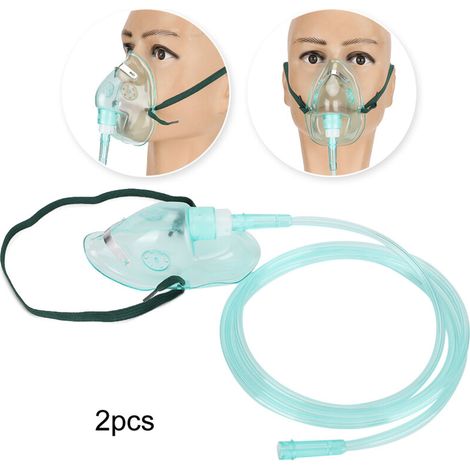 Masque Facial à Oxygène 2 Pièces - Professionnel et Jetable pour Thérapie à Domicile (1/5)