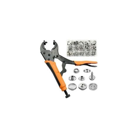 Set di 60 pinze per occhielli da 50 mm: pinze professionali per foratura occhielli, kit per foratura occhielli a macchina, kit di pinze per occhielli per teloni, poster, striscioni, cartone - Crezuo
