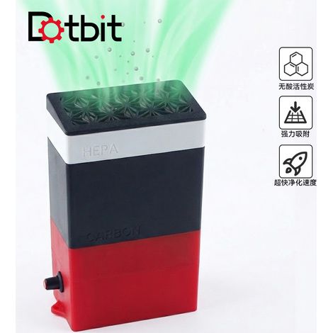 3D printer accessory adapter for Tuozhu X1/P1 BentoBox V2.0 activated carbon filter (1/4)