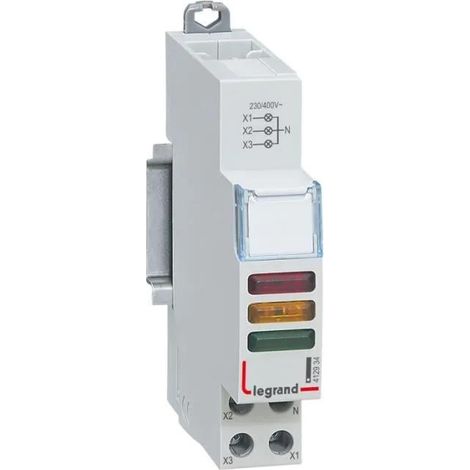 Legrand 412934 testigo LED multicolor carril DIN