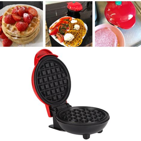 Mini gaufrier électrique pour le petit-déjeuner, gaufrier à bulles, appareil à gâteaux, four, poêle à omelette, norme européenne 220 V (1/5)